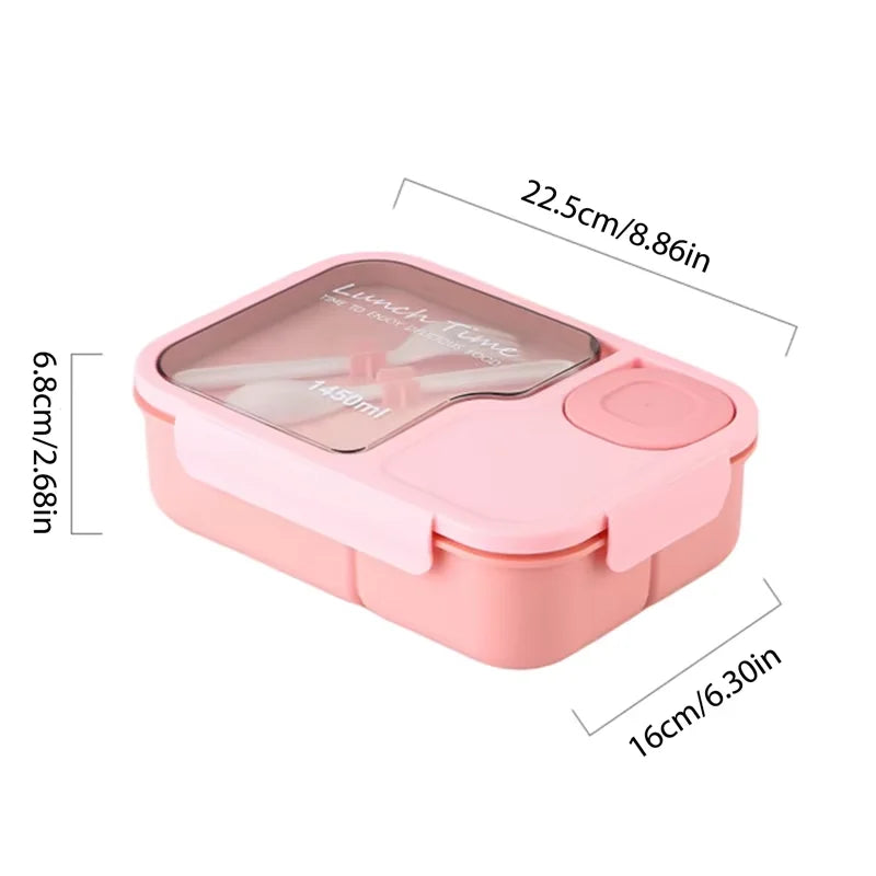 Kids Bento Lunch Box - Leakproof, Portable & Easy to Clean